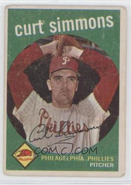 1959 Topps - [Base] #382 - Curt Simmons [Poor to Fair]