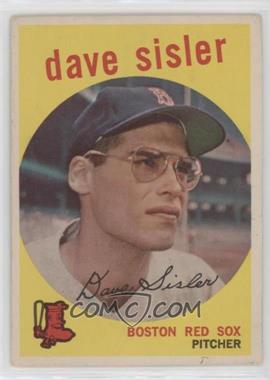 1959 Topps - [Base] #384 - Dave Sisler