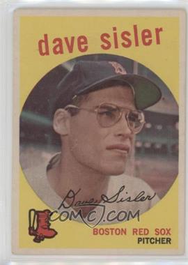 1959 Topps - [Base] #384 - Dave Sisler