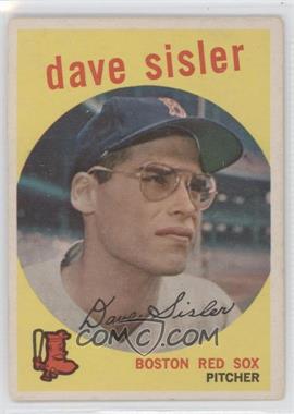 1959 Topps - [Base] #384 - Dave Sisler [Good to VG‑EX]