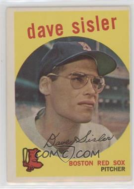 1959 Topps - [Base] #384 - Dave Sisler