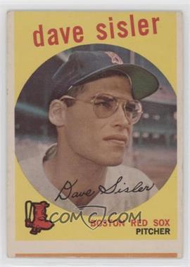 1959 Topps - [Base] #384 - Dave Sisler