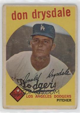 1959 Topps - [Base] #387 - Don Drysdale [Good to VG‑EX]