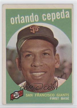 1959 Topps - [Base] #390 - Orlando Cepeda