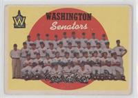 Sixth Series Checklist - Washington Senators [Good to VG‑EX]