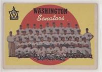 Sixth Series Checklist - Washington Senators [Good to VG‑EX]