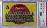 Sixth Series Checklist - Washington Senators [PSA 6 EX‑MT]