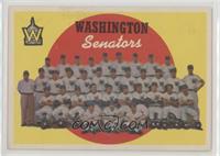 Sixth Series Checklist - Washington Senators [Poor to Fair]