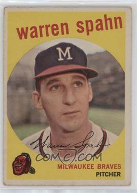 1959 Topps - [Base] #40.3 - Warren Spahn (Born 1921)
