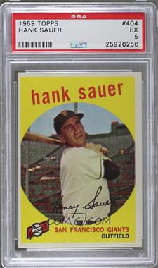 1959 Topps - [Base] #404 - Hank Sauer [PSA 5 EX]