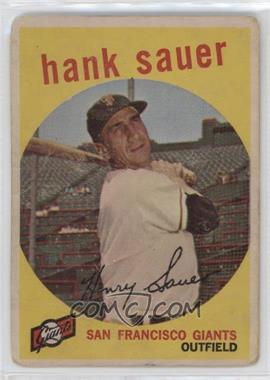 1959 Topps - [Base] #404 - Hank Sauer [Poor to Fair]