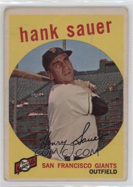 1959 Topps - [Base] #404 - Hank Sauer [Poor to Fair]