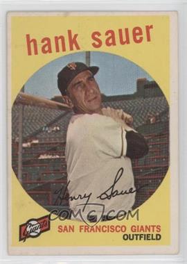 1959 Topps - [Base] #404 - Hank Sauer [Good to VG‑EX]