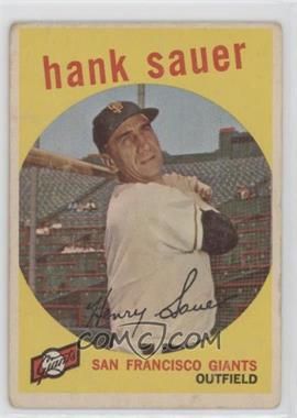 1959 Topps - [Base] #404 - Hank Sauer [Poor to Fair]