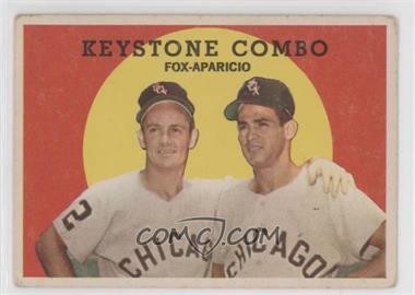 1959 Topps - [Base] #408 - Keystone Combo (Nellie Fox, Luis Aparicio)