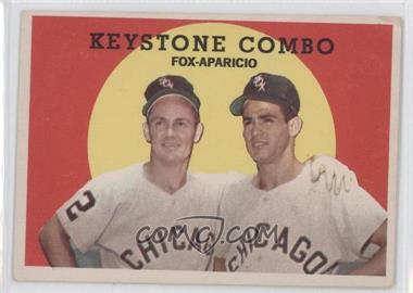 1959 Topps - [Base] #408 - Keystone Combo (Nellie Fox, Luis Aparicio) [Good to VG‑EX]