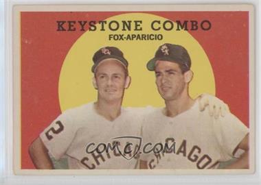 1959 Topps - [Base] #408 - Keystone Combo (Nellie Fox, Luis Aparicio)
