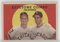 Keystone Combo (Nellie Fox, Luis Aparicio) [Good to VG‑EX]