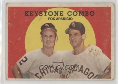 1959 Topps - [Base] #408 - Keystone Combo (Nellie Fox, Luis Aparicio) [Good to VG‑EX]