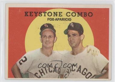 1959 Topps - [Base] #408 - Keystone Combo (Nellie Fox, Luis Aparicio) [Good to VG‑EX]