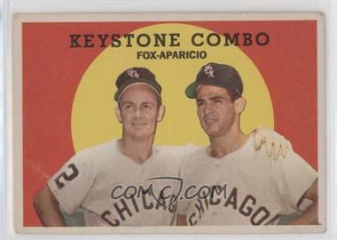 1959 Topps - [Base] #408 - Keystone Combo (Nellie Fox, Luis Aparicio)