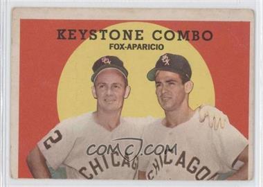 1959 Topps - [Base] #408 - Keystone Combo (Nellie Fox, Luis Aparicio) [Good to VG‑EX]