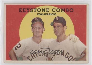 1959 Topps - [Base] #408 - Keystone Combo (Nellie Fox, Luis Aparicio)