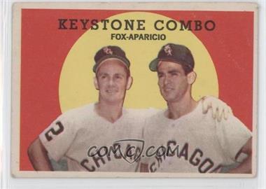 1959 Topps - [Base] #408 - Keystone Combo (Nellie Fox, Luis Aparicio) [Good to VG‑EX]