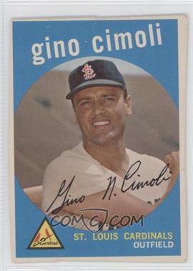 1959 Topps - [Base] #418 - Gino Cimoli [Good to VG‑EX]