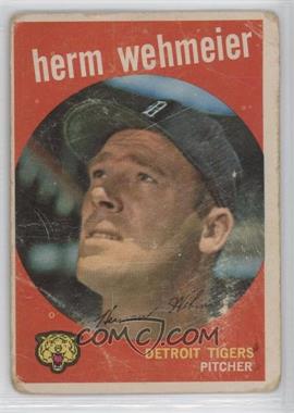 1959 Topps - [Base] #421 - Herm Wehmeier [COMC RCR Poor]