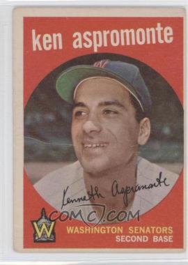 1959 Topps - [Base] #424 - Ken Aspromonte [Good to VG‑EX]
