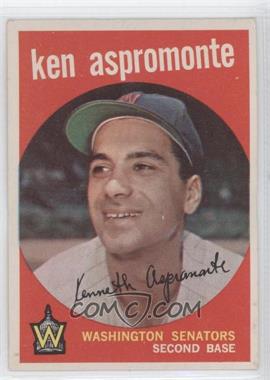 1959 Topps - [Base] #424 - Ken Aspromonte
