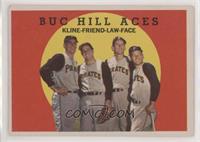 Buc Hill Aces (Ron Kline, Bob Friend, Vern Law, Roy Face) [Good to VG…