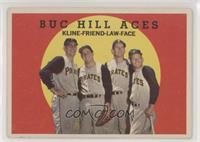Buc Hill Aces (Ron Kline, Bob Friend, Vern Law, Roy Face) [Poor to Fa…