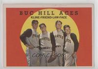 Buc Hill Aces (Ron Kline, Bob Friend, Vern Law, Roy Face) [Good to VG…