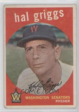 1959 Topps - [Base] #434 - Hal Griggs [Good to VG‑EX]
