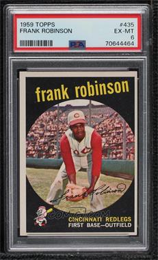 1959 Topps - [Base] #435 - Frank Robinson [PSA 6 EX‑MT]