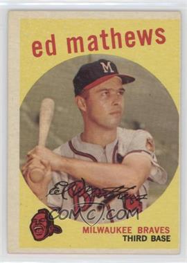 1959 Topps - [Base] #450 - Eddie Mathews