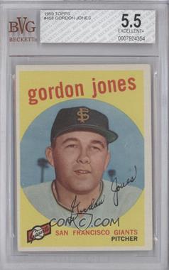 1959 Topps - [Base] #458 - Gordon Jones [BVG 5.5 EXCELLENT+]