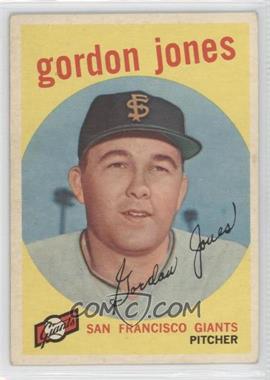 1959 Topps - [Base] #458 - Gordon Jones [Good to VG‑EX]