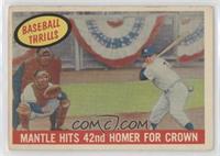 Mantle Hits 42nd Homer for Crown (Mickey Mantle)