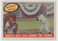 Mantle Hits 42nd Homer for Crown (Mickey Mantle)