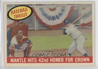 Mantle Hits 42nd Homer for Crown (Mickey Mantle)