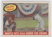 Mantle Hits 42nd Homer for Crown (Mickey Mantle)