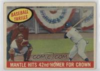 Mantle Hits 42nd Homer for Crown (Mickey Mantle) [Good to VG‑EX]