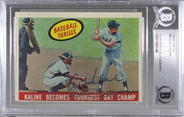 1959 Topps - [Base] #463 - Al Kaline [BAS Authentic]