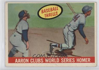 1959 Topps - [Base] #467 - Hank Aaron [Good to VG‑EX]
