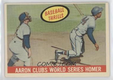 1959 Topps - [Base] #467 - Hank Aaron