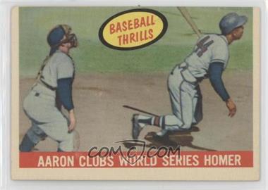 1959 Topps - [Base] #467 - Hank Aaron