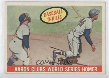 1959 Topps - [Base] #467 - Hank Aaron